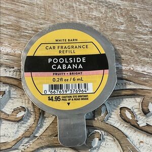 White Barn Poolside Cabana Car Fragrance Refill - Yellow and Pink